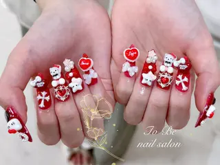 ロング Nail Salon To Be珈月のネイルデザイン
