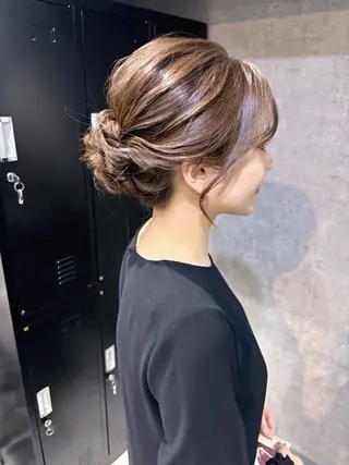 ロング ヘアアレンジ 松井那津子 /ハイライトブリーチのヘアスタイル