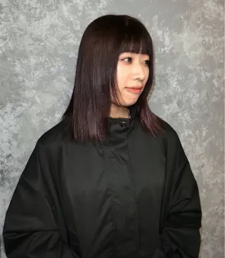 ミディアム カラー 🌈メンズパーマ🌈 メンズカットアリサのヘアスタイル