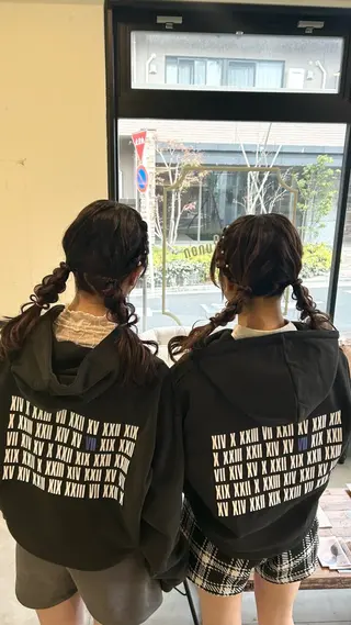 ロング ヘアアレンジ 🫐 キナリ🫐のヘアスタイル