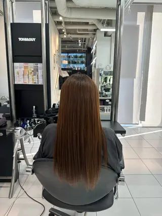 ロング はにいレイヤーカット モデル募集中のヘアスタイル