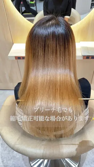 セミロング 縮毛矯正✨🫧 レイヤー川村利幸のヘアスタイル