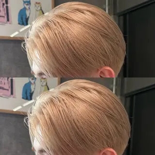 カラー メンズ 似合わせ 鈴木俊輔のヘアスタイル