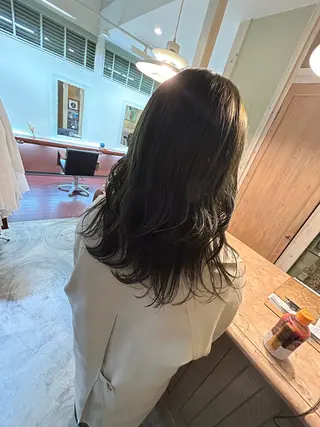 ロング Mao 🎀bob 赤み撃退🌿艶カラーのヘアスタイル