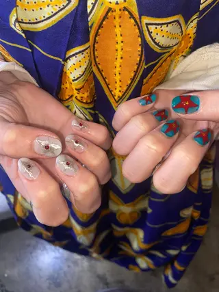 メンズ ネイル 個性派🌺推しネイル 💅💞hota🐇のネイルデザイン