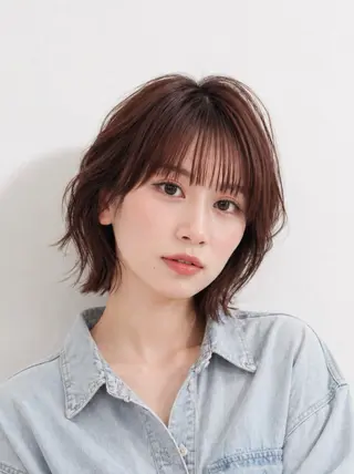 ショート カラー パーマ メンズパーマ/名古屋 /池下/KAKKYのヘアスタイル