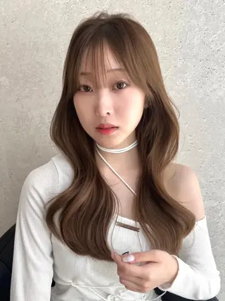 カラー うる艶かわいい🫧 夏の透明感🍨のヘアスタイル