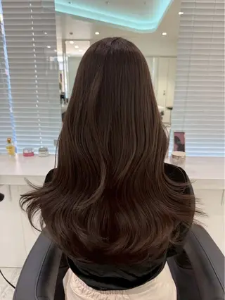 ロング 韓国ワンホン透明感 カラー✨🖤ここあのヘアスタイル