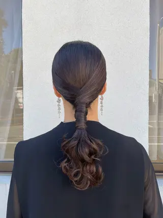 ロング ヘアアレンジ ひ な た⌇ elto 四条烏丸のヘアスタイル