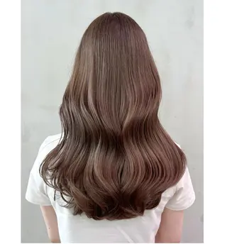 カラー パーマ ヘアアレンジ ロング ITbyALBUM 浦和店のヘアスタイル