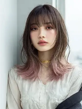ミディアム 生艶髪&レイヤー🔔 渋谷お薦めNo.1✨のヘアスタイル