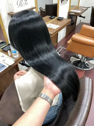 ロング パーマ 木村 蓮のヘアスタイル