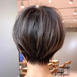 ショート パーマ ショート上手い人/ 髪質改善/なかじのヘアスタイル