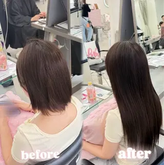 ロング エクステ🫧艶カラー ┊︎momoha横浜のヘアスタイル