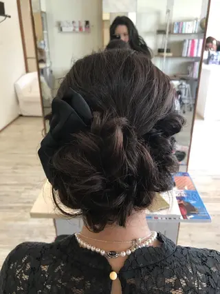ヘアアレンジ 福永 里奈のヘアスタイル