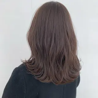 セミロング カラー マンツーマン×半個室 まちだきょうすけのヘアスタイル