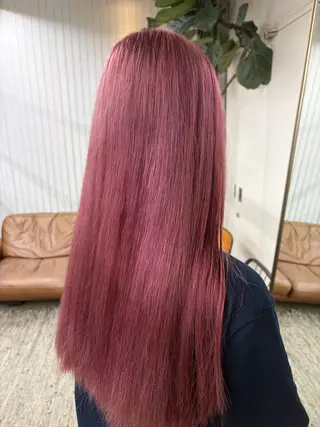 ロング しの/酸性ストレート /カラーのヘアスタイル