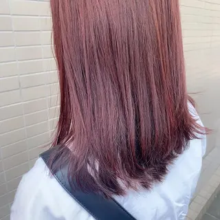 セミロング カラー BASSA ANNEX店のヘアスタイル