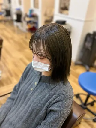 ミディアム 🐰ハイトーンカラー 畠山　渡🐰のヘアスタイル