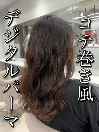 ロング 🍐シャドウパーマ メンズ特化/守岡🍐のヘアスタイル