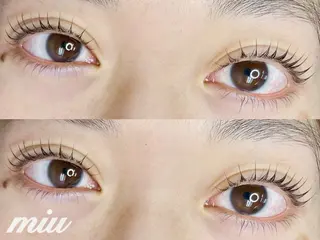 パーマ miunail Minamiのマツエク・マツパデザイン