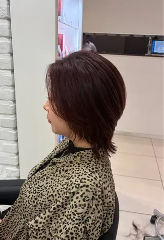 ショート 【ハイレイヤー/透明 感カラー】🌟ゆまののヘアスタイル