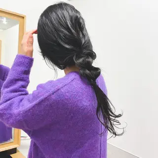 ロング ショート特化 /天神大名/ハルナのヘアスタイル