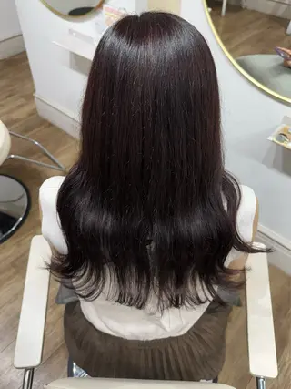 ロング カラー Ria🌙*゚ 艶カラーのヘアスタイル