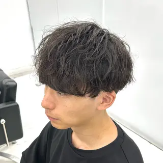 ショート パーマ メンズ 【柏/メンズパーマ 特化】🍏網中勇喜のヘアスタイル