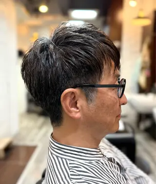 ショート メンズ スガワラ マキのヘアスタイル