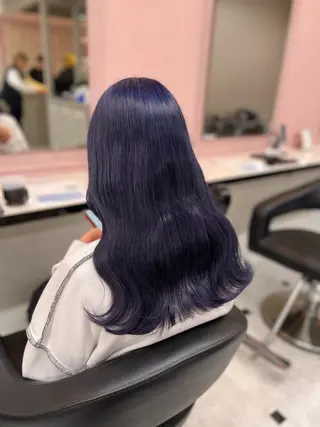 ミディアム カラー ヘアアレンジ 💕上野美容師☁ ブリーチ💖サワのヘアスタイル