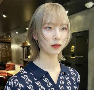 ミディアム カラー 🫧透明感カラー🫧 SHINSEIのヘアスタイル