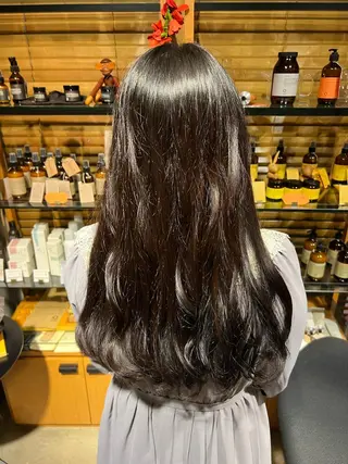 ロング カラー ヘアアレンジ 渡部 彩花のヘアスタイル