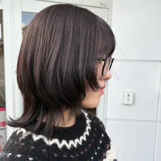 ミディアム 衛藤 澄玲のヘアスタイル