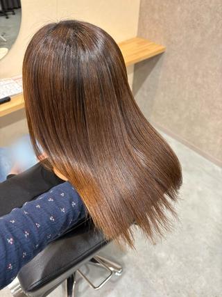 ミディアム 🩰透明感カラー/ ストレート🩰のヘアスタイル