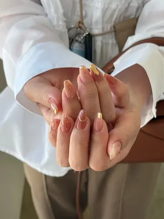 ミディアム rosanna大宮店 田中のネイルデザイン