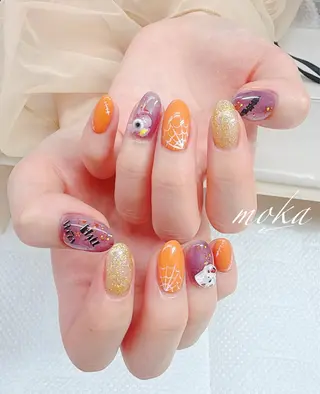 ネイル 胡蝶蘭レディースサロ ンNailMOKAのネイルデザイン