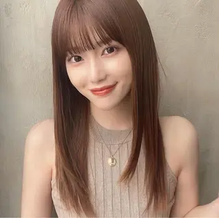 ロング カラー hair&relax amieのヘアスタイル