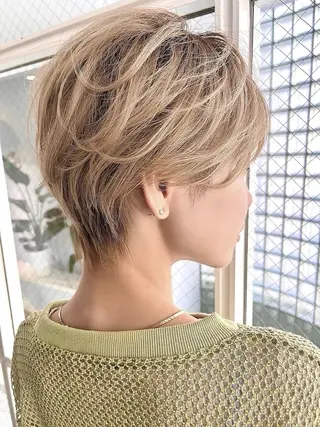 ショート 辻田 直樹のヘアスタイル