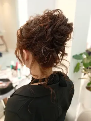 ヘアアレンジ ソウワ ヒナコのヘアスタイル