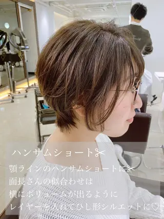 ショート 六丁の目/伊藤 /大人可愛いショートのヘアスタイル