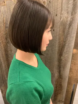 ショート カラー パーマ ヘアアレンジ Bianca 代表 硲 貴亮【東武練馬】のヘアスタイル