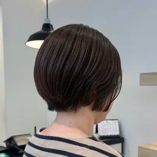 ショート カラー ナチュラルhair 🫧いぎあやかのヘアスタイル