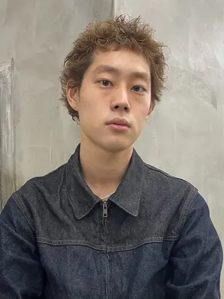 パーマ メンズ メンズカット パーマ[佐橋]のヘアスタイル