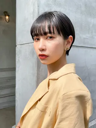 ショート カラー 一ノ瀬 暁のヘアスタイル