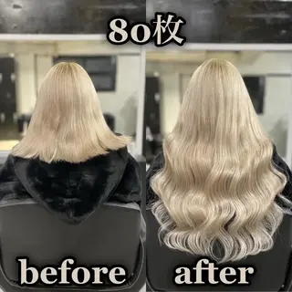 ロング Yu シールエクステのヘアスタイル