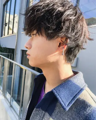 ショート 🔥コテ巻き風 ボブパーマ🔥のヘアスタイル