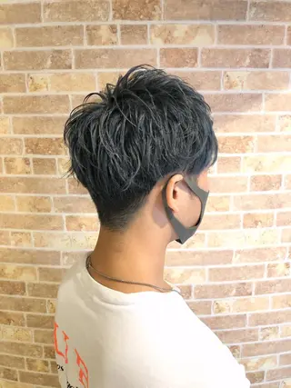 ショート カラー メンズ 中野 竜介のヘアスタイル