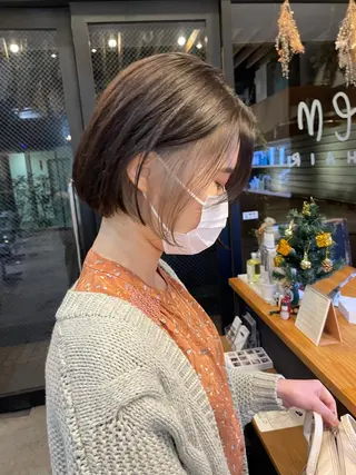 ショート カラー ヘアアレンジ 🎀レイヤー 透明感 カラーyuuri🎀のヘアスタイル