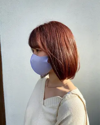 ミディアム カラー 原一真/ 外国人ショートヘアのヘアスタイル